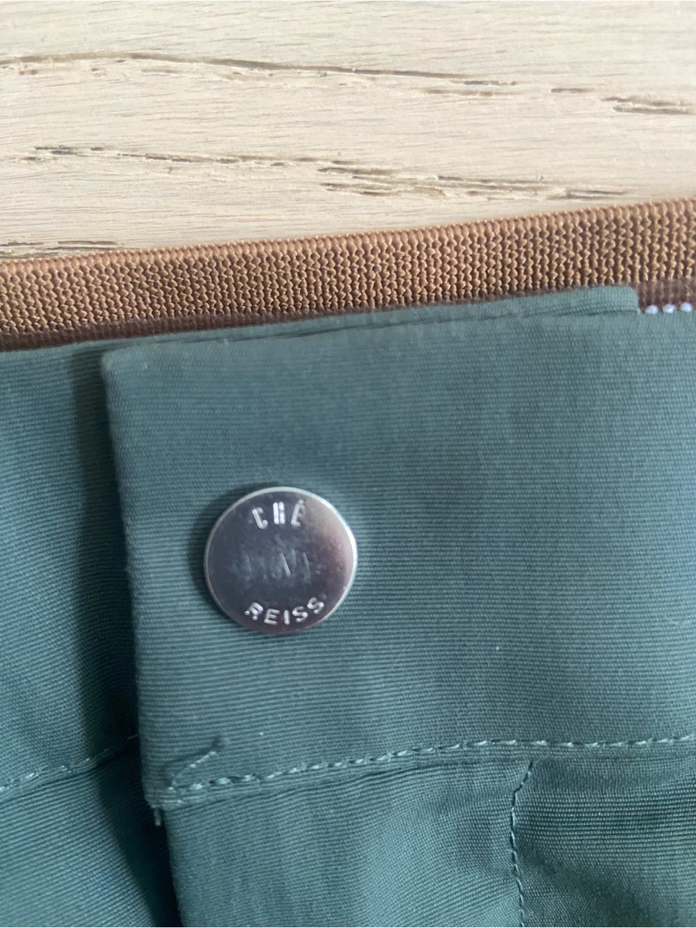 REISS x CHE Baller Swim Shorts XL Pine Green Luxury Resort Swim Trunks - Picture 4 of 9